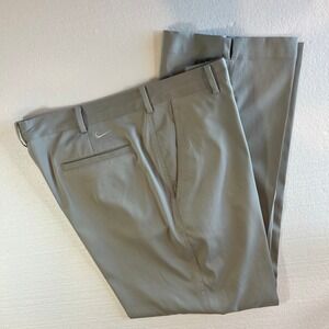 Nikegolf Nike‎ 36x29 READ Mens Gray Performance Stretch Athletic Golf Pants
